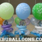 Table Decorations with Monster’s University Printout