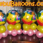 Winnie the Pooh Balloon Centerpieces