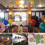 Winnie the Pooh Balloon Decors and prizes at Patio Isabel