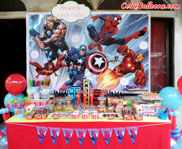 Sweets Buffet Package A - Spiderman Theme