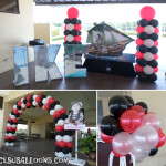 Pirate Balloons and Styro Decorations at Ajoya Clubhouse