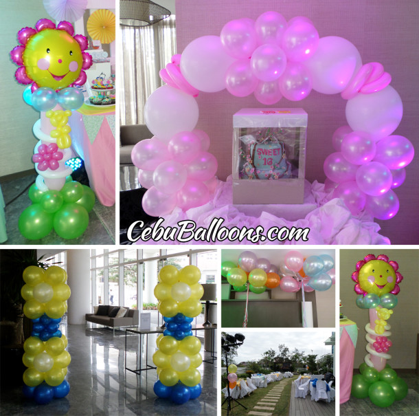 Balloon Decorations for a Sweet 16 Birthday Party at 1016 Condominium