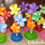 Floral Centerpieces with Water Balloons