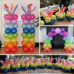 Rainbow Theme Balloon Decors at Vista Grande (Clubhouse)