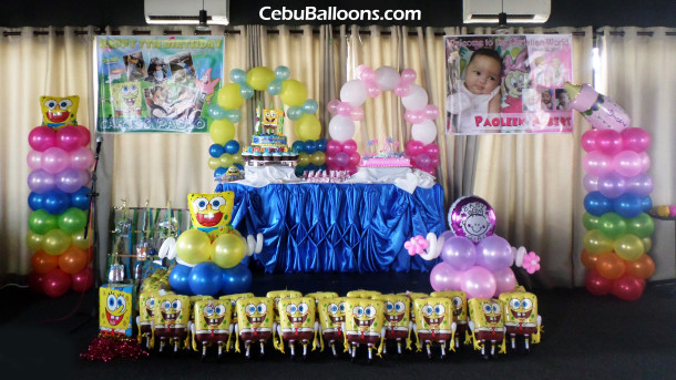 Double Celebration (Spongebob Birthday & Girl Christening) at Copenhagen Residences