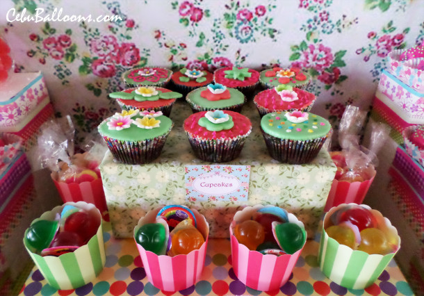 Cath Kidston Theme Cupcakes