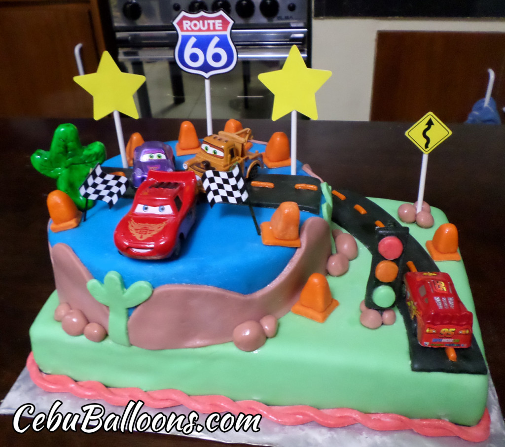 Disney Cars theme Birthday Cake | Cebu Balloons and Party Supplies