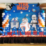 Star Wars BB8 R2D2 Storm Trooper Full Styro Backdrop