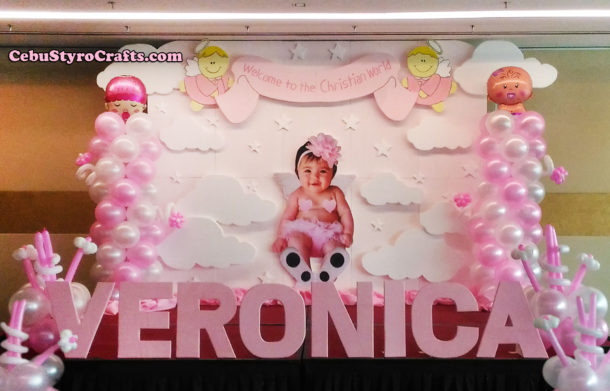 Veronica Styro Backdrop for Christening